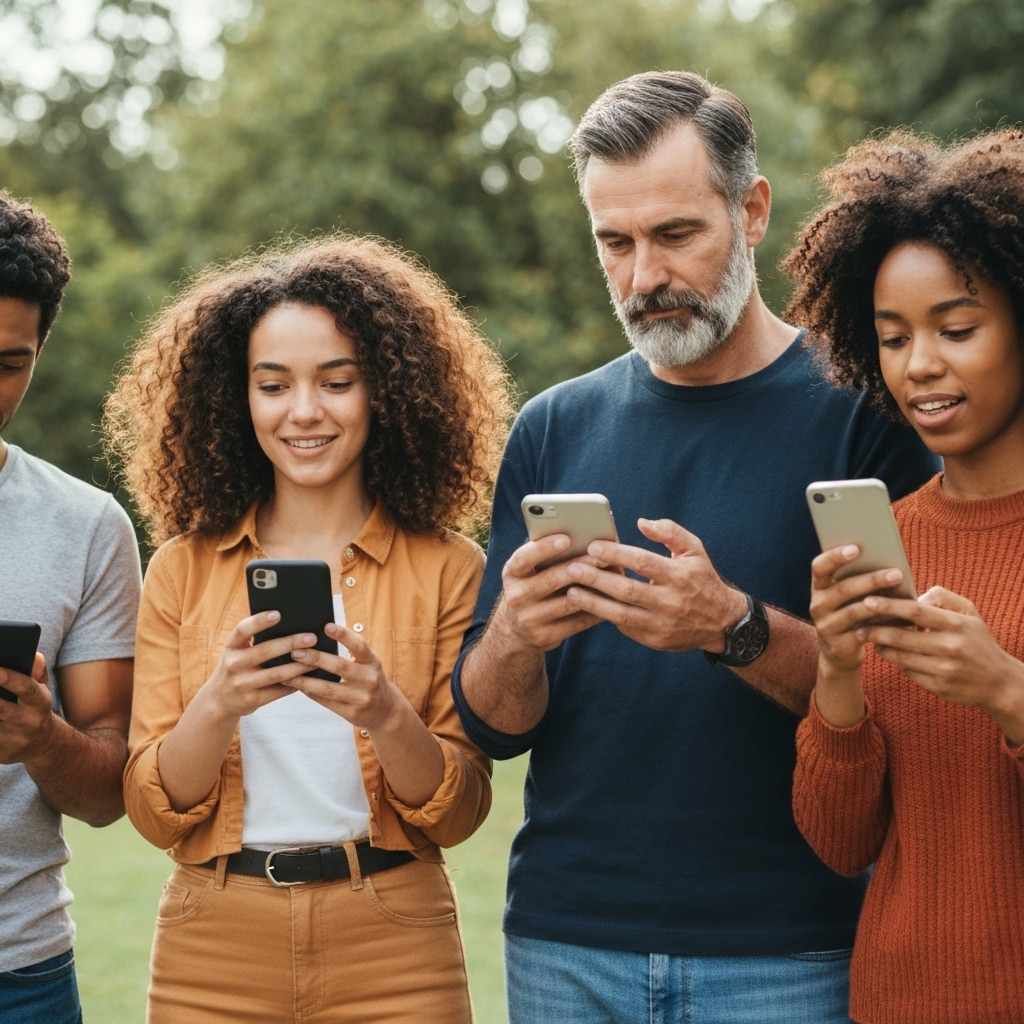 People participating in surveys